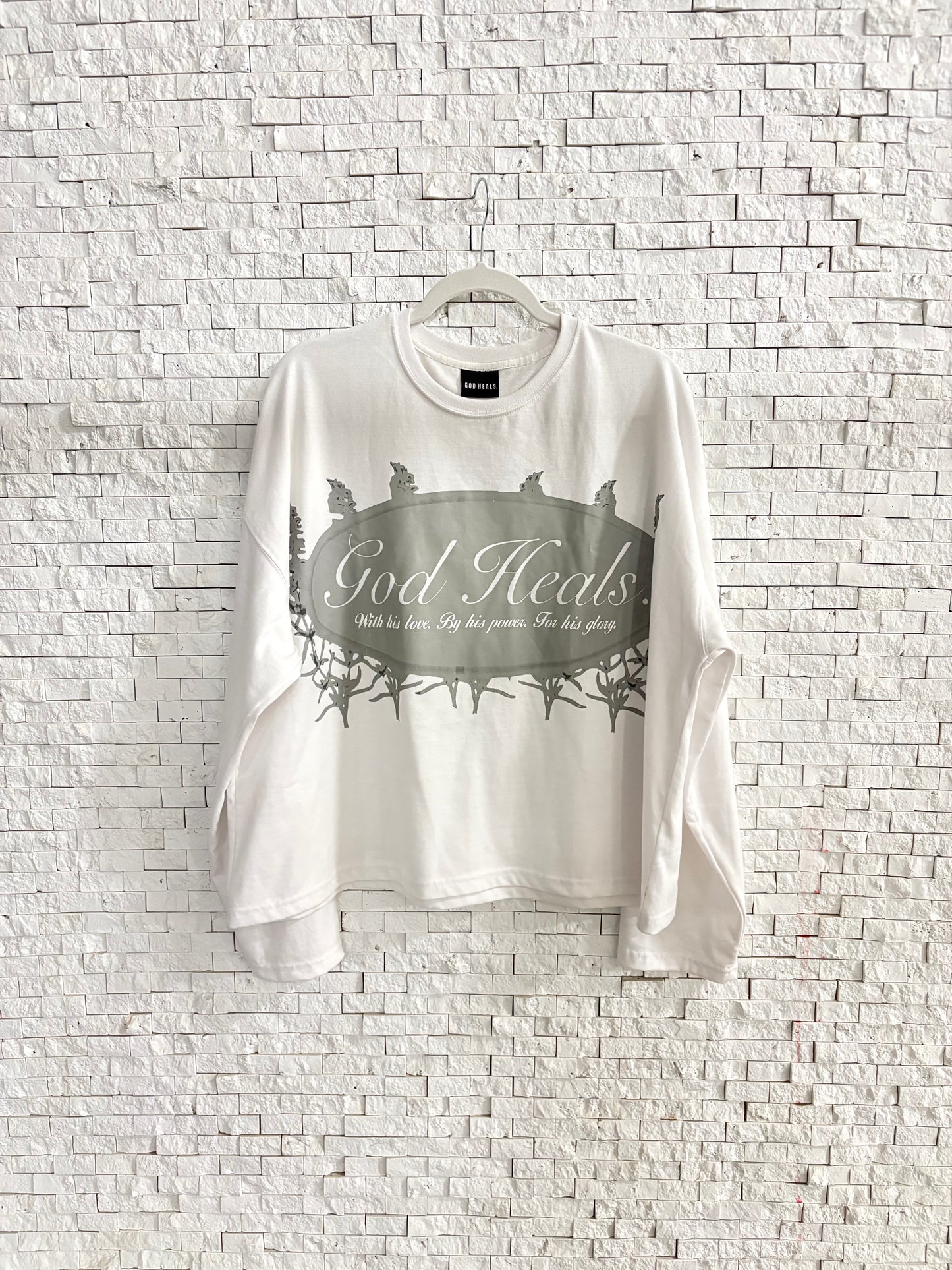 Hyssop long sleeve - White