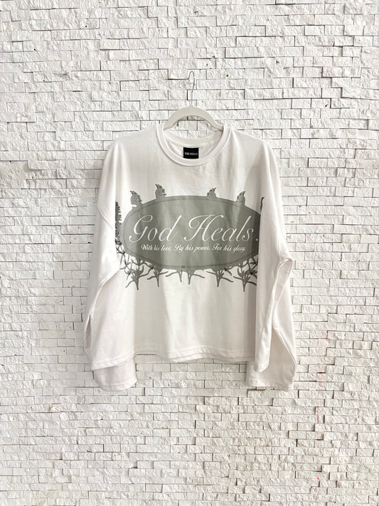 Hyssop long sleeve - White